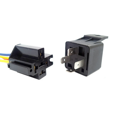 Releu de comutare 12V 40A cu 4 pini cu priză Releu de comutare 12V 40A cu 4 pini cu priză