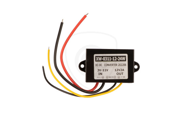Convertor de tensiune 3–11V la 12V pentru camere de marșarier
