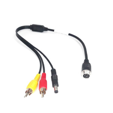 Adaptor reductie de la sursa de alimentare 4-PIN tată / 2x RCA tată + tată