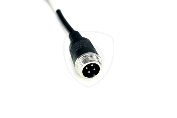Adaptor reductie 4-PIN tată / 2x RCA mamă + alimentare mamă