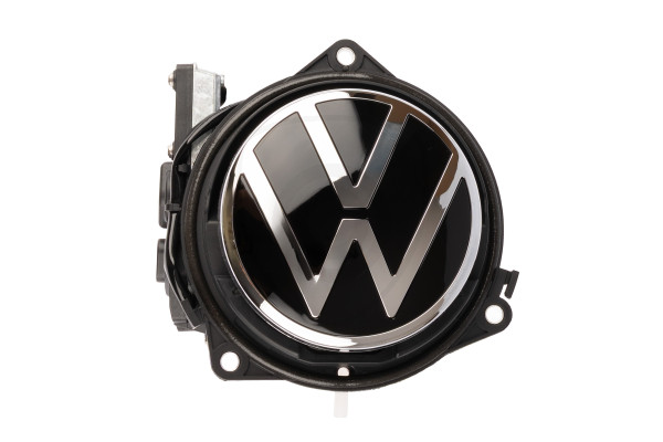 Cameră de marșarier în sigla VW – cameră rabatabilă pentru Volkswagen