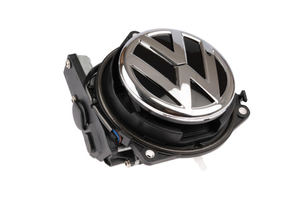 Cameră de marșarier în sigla VW – cameră rabatabilă pentru Volkswagen