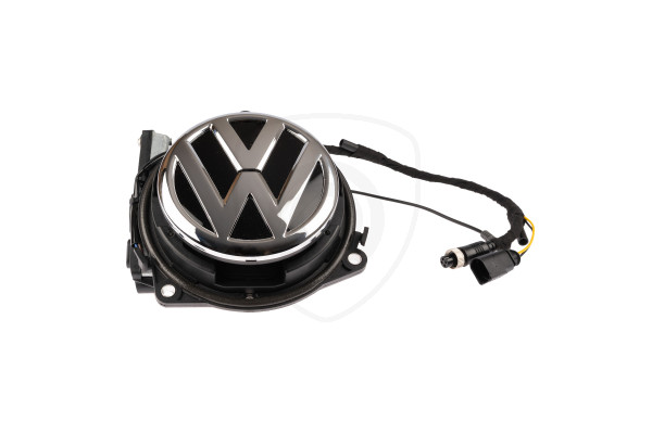 Cameră de marșarier în sigla VW – cameră rabatabilă pentru Volkswagen