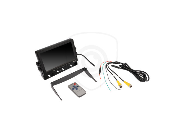 Monitor auto de 7“ cu suport, pentru camere de marșarier AHD Monitor auto de 7“ cu suport, pentru camere de marșarier AHD