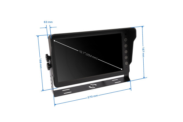 Monitor VESTYS AHD 10,1″ DVR pentru până la 6 camere