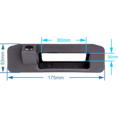 Cameră marșarier Mercedes-Benz - mâner portbagaj model 3