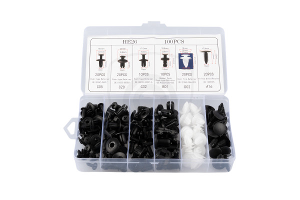 Set cleme pentru tapițerie și caroserie auto – 100 buc