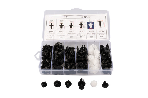 Set cleme pentru tapițerie și caroserie auto – 100 buc
