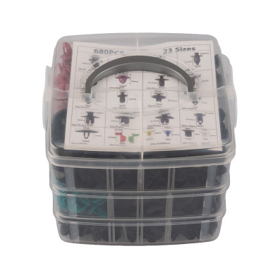 Set de cleme și elemente de fixare auto