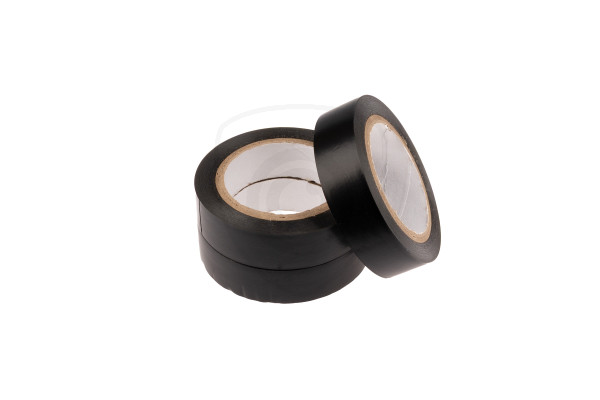 Bandă izolatoare PVC neagră – 15 mm × 10 m