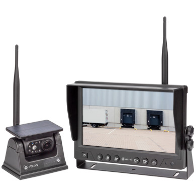 Set AHD wireless VESTYS Solar cu cameră cu încărcare solară și montare pe magnet